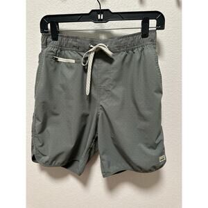 Vuori Men’s Banks Session Short, Grayish Green, Size Small